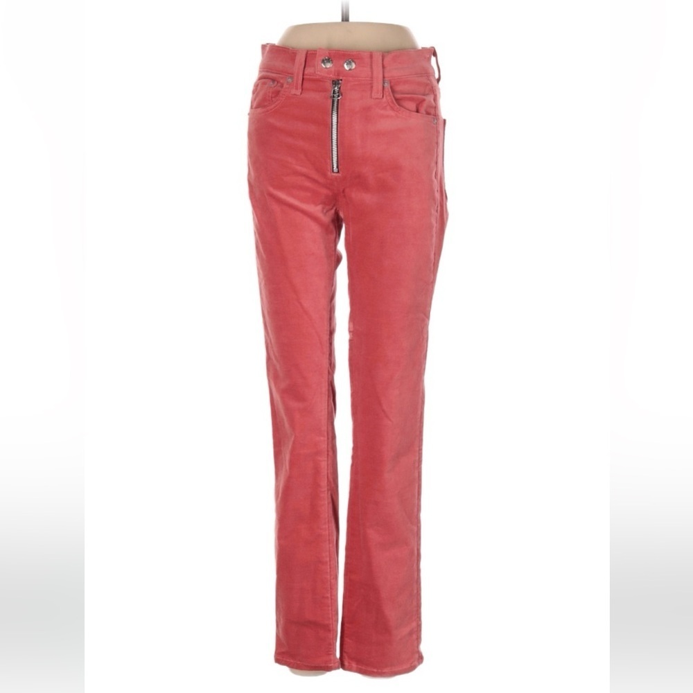 rag & bone Red Velvet Pants 24